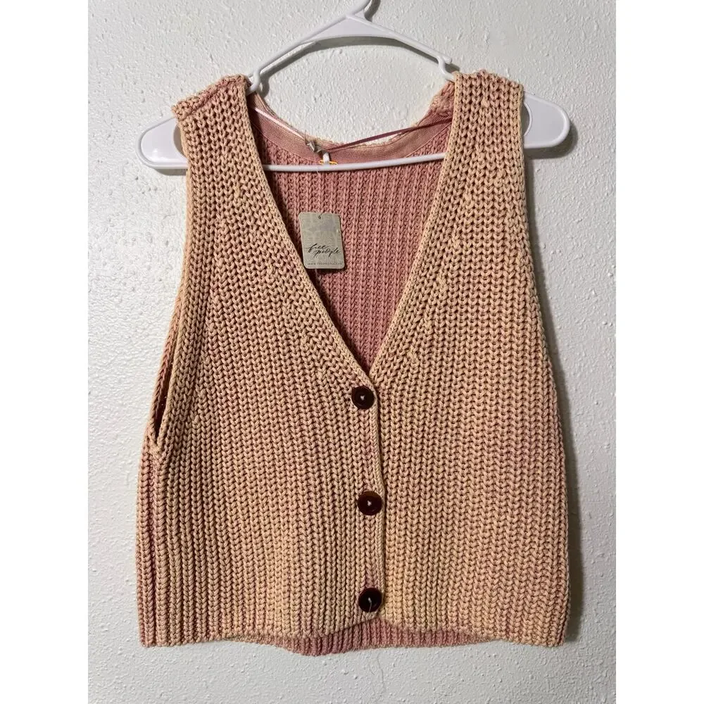 NWT Free People Close To Me Vest